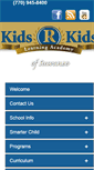 Mobile Screenshot of kidsrkidssuwanee.com