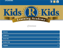 Tablet Screenshot of kidsrkidssuwanee.com